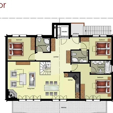 Apartment Baergbach 5.5 - Griwarent Ag アパート *